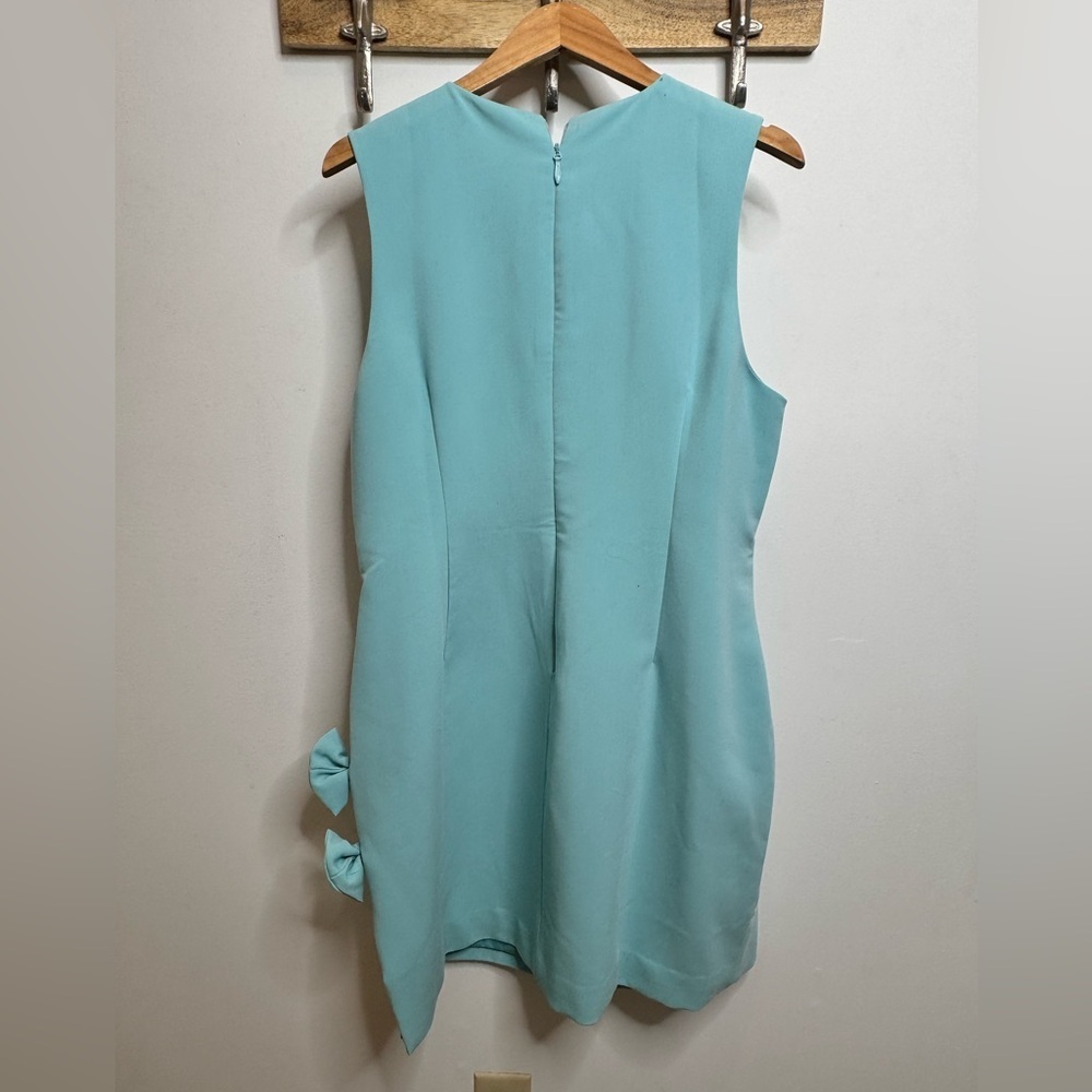 Fashion Nova Tiffany Blue Alana Bow Mini Dress - Picture 3 of 6
